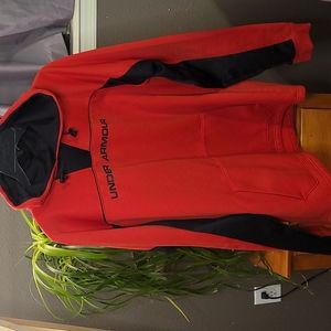Black and red under armour hoodie